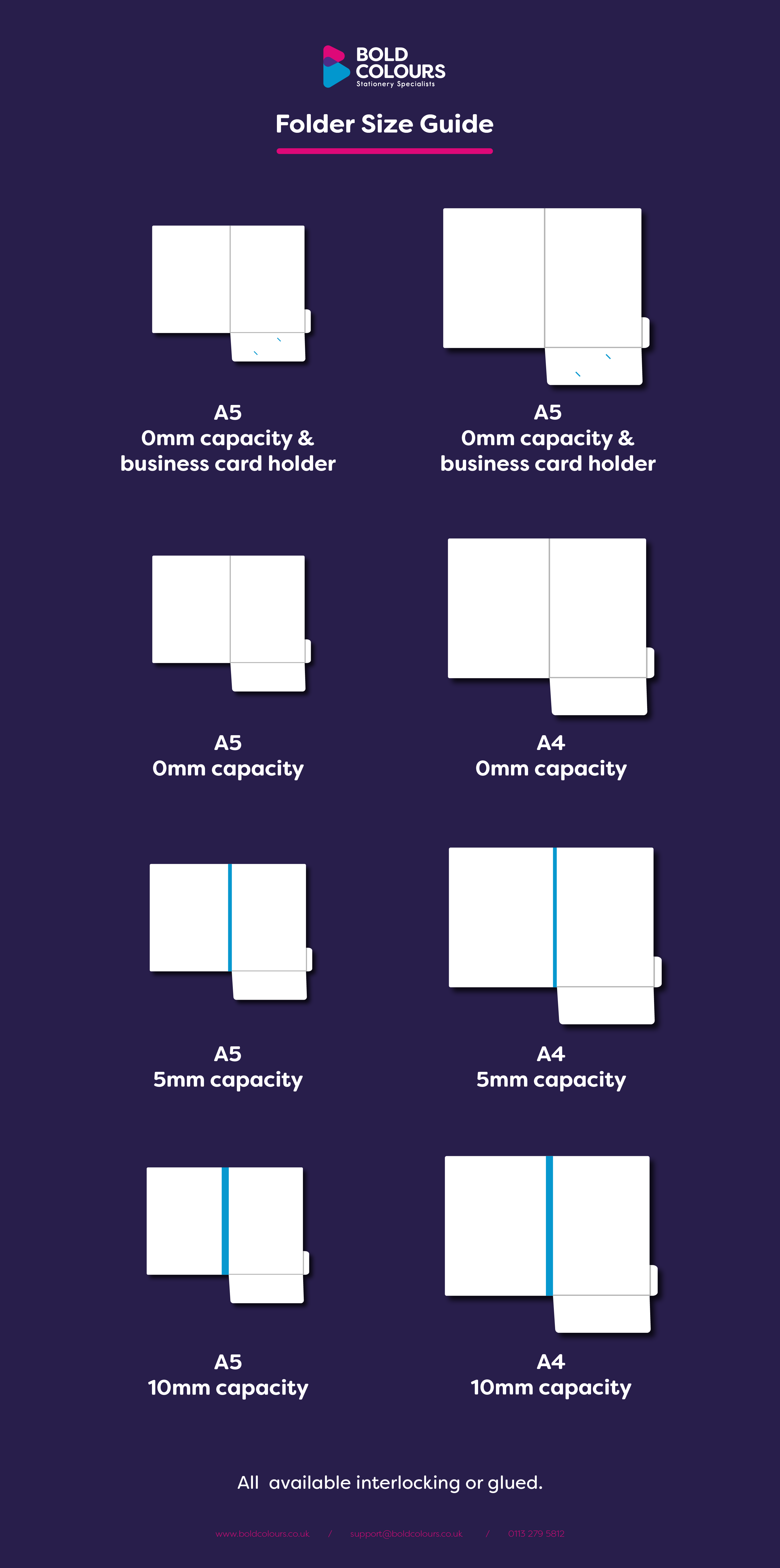 Folder Size Guide